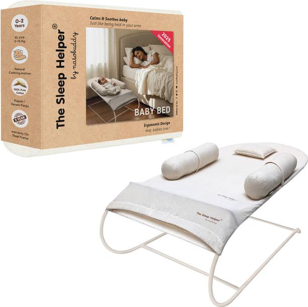 nasobuddy Sleep Helper Baby Bed|New born to 2Yrs(Upto15kg)|Soothing Rocking&Calming Motion