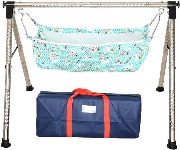 MEENA ENTERPRISES Newborn Baby Cradle with Hammock,Foldable,Newborn sleeping cradle,parna,julha