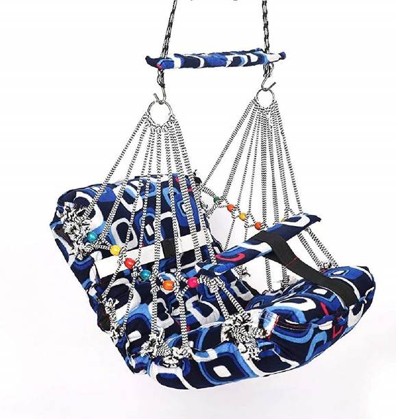 JD ENTERPEISE Cotton Child Jhula for 1-3 Year indoor| For Kids Swings