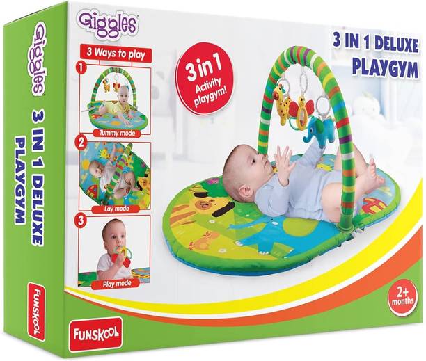 FUNSKOOL 3in1 Deluxe Playgym, Fun & Development Toy for Babies