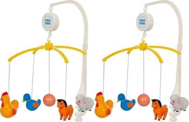 MeeMee Musical Animal Cot Mobile x Pack of 2