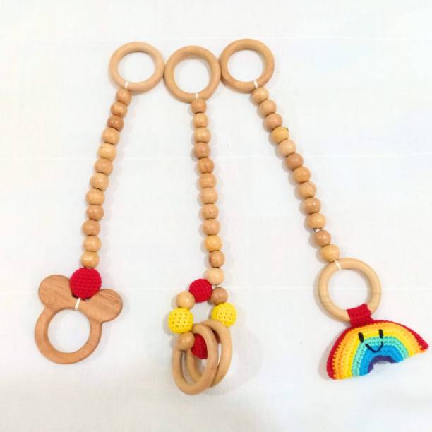 Taruh Play Gym Crochet Hanging Toys (Rainbow Theme)