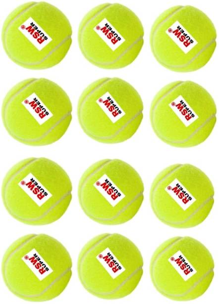 RSW Yellow Six Ball Hard Tennis Balls Standard Bail