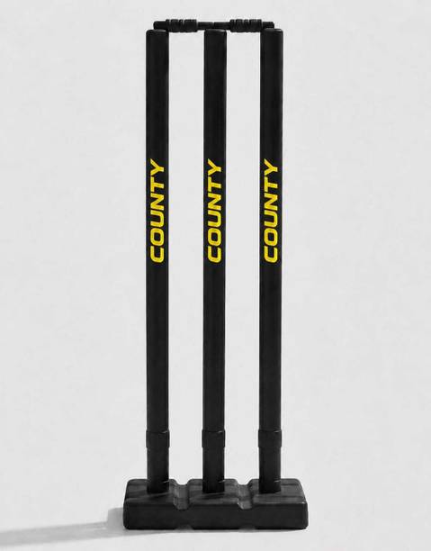 County CRICKET PLASTIC STUMP (BLACK) SIZE FULL
