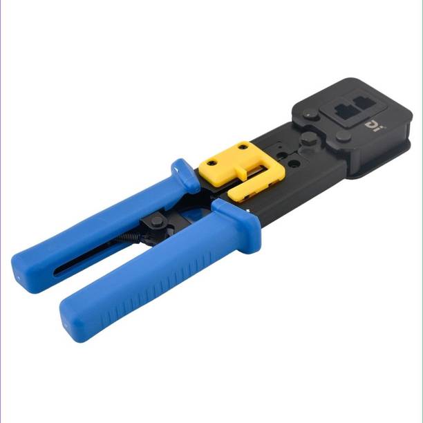 Di RJ45 LAN Cable Crimper Tool with Wire Stripper and Cutter-07 Crimping tool RJ45 for Pass Through Connector-07 Manual Crimper