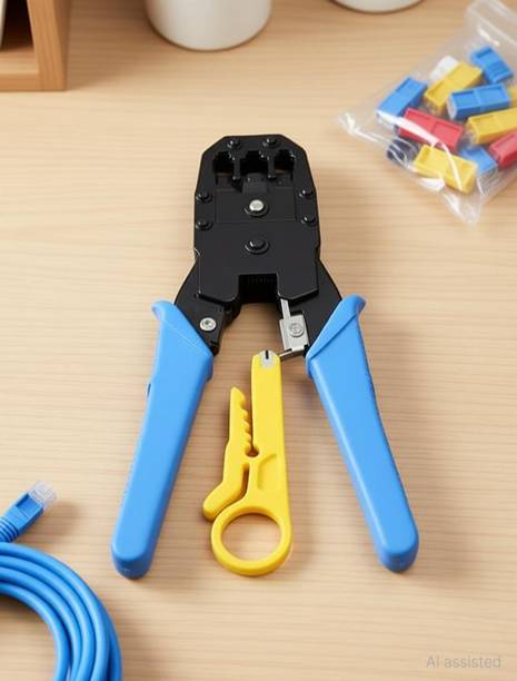 EXPERTRONICS 3 in 1 Modular Crimping Tool, Rj45, Rj11 Cat5e/cat6 LAN Cutter 3 in 1 Modular Crimping Tool, Rj45, Rj11 Cat5e/cat6 LAN Cutter Manual Crimper
