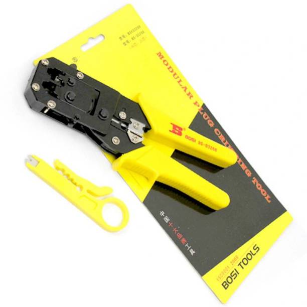 GoodsBazaar Bosi Tools RJ45 Modular Plug Crimping Tool BS-D3268 6P 8P Network Cable Pliers Network Interface Card