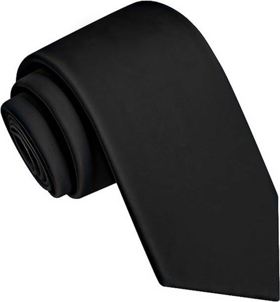 KAEZRI Silk Tie & Cufflink (Black)