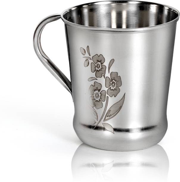 Q4S Chai coffee cup for hot drink floral design स्टेनलेस स्टील