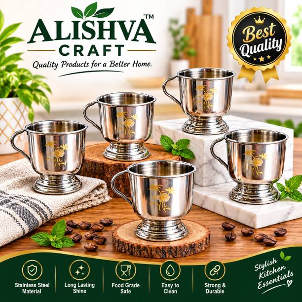 Alishva Craft Pack of 5 Stainless Steel