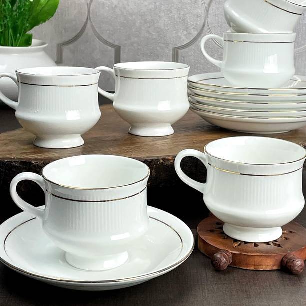 LVOOK Pack of 12 Bone China MONA