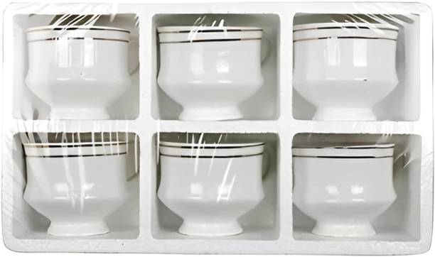 Coverage Pack of 1 Ceramic Handmade Ceramic Multi Color Coffee Cup Set / Tea Cup Set / 6 Cup Set / Round