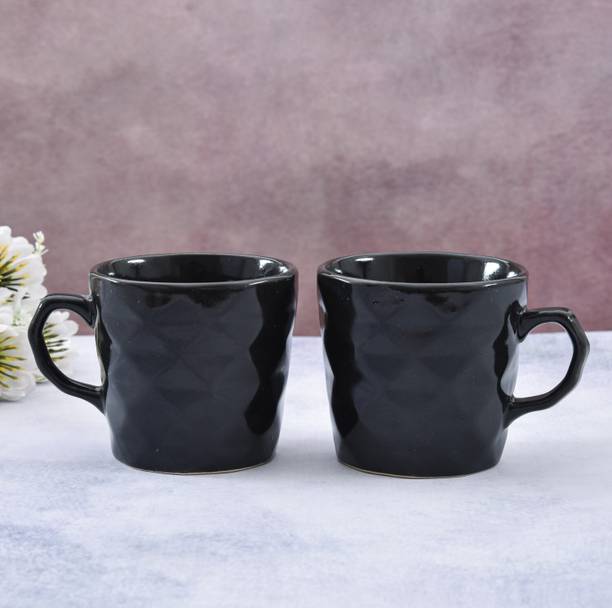 संजीव कपूर बाय ओजीजीएन Diamond Coffee Mug 240 ml Black सिरेमिक