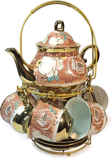 DMRD MART Pack of 13 Porcelain Porcelain Tea and Coffee Large Mug Set