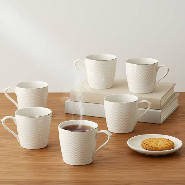 UPC Pack of 6 Ceramic Premium Cup Set, Tea Cup Set, Tea Set Or Coffee Cup For kitchen.