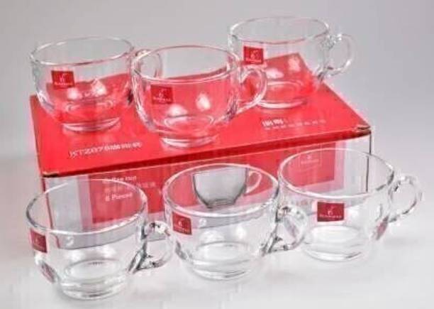 RD Brothers Pack of 6 Glass green tea and coffee