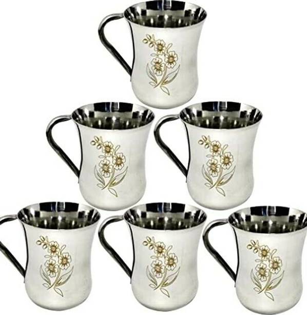 भाई चारा HEAVY GAUGE LASER PRINT TEA/COFFE/MILK CUP स्टेनलेस स्टील