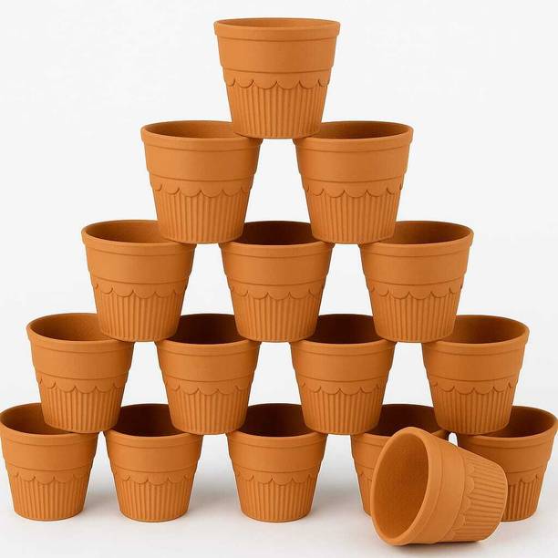 क्ले रूट New Stylish India Handmade kullad Tea Set | kulhad chai Cups सिरेमिक