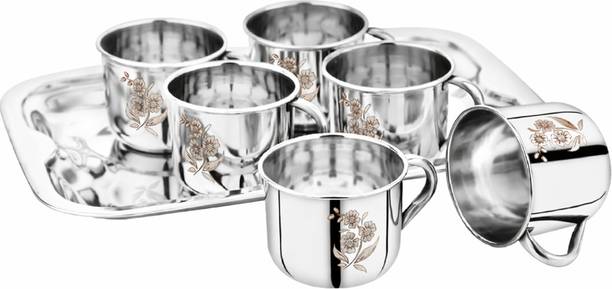 ए एस एम ट्रेडर्स SS Tea Cup Set स्टेनलेस स्टील