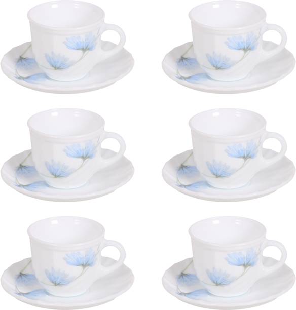 लाओपाला Floral Mist 160 ml Cup Saucer Set ओपलवेयर