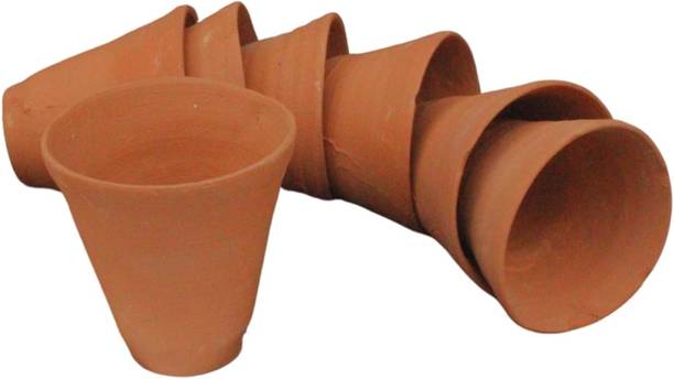 SHARDA AtoZ Pack of 1 Terracotta Tea cup