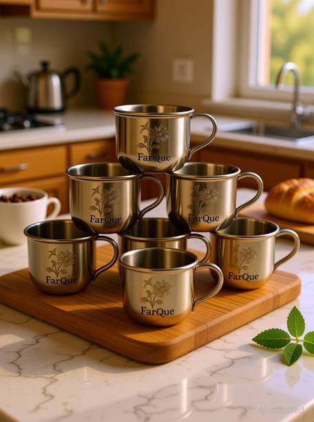 FarQue Pack of 6 Stainless Steel Best for daily use
