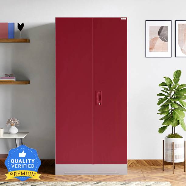 Godrej Interio Slimline 2 Door with Locker Metal Almirah