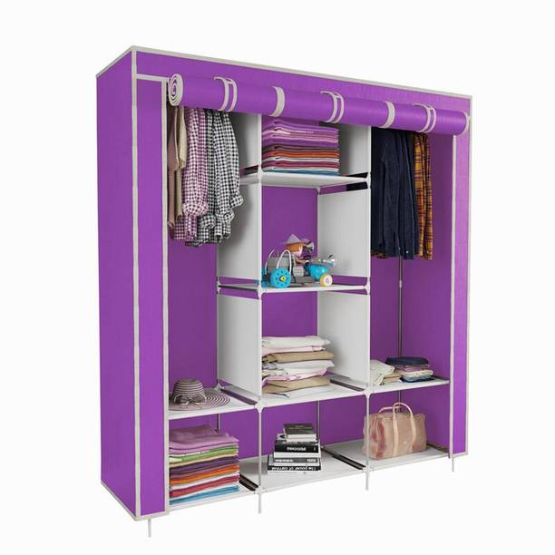 Furnspace C1 Premium 3 Door 8 Shelf Metal Almirah
