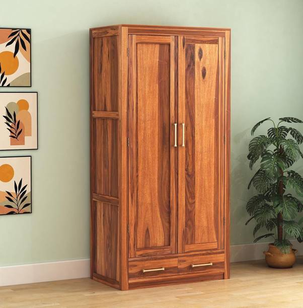 SONA ART & CRAFTS Louis Rosewood (Sheesham) Solid Wood Almirah