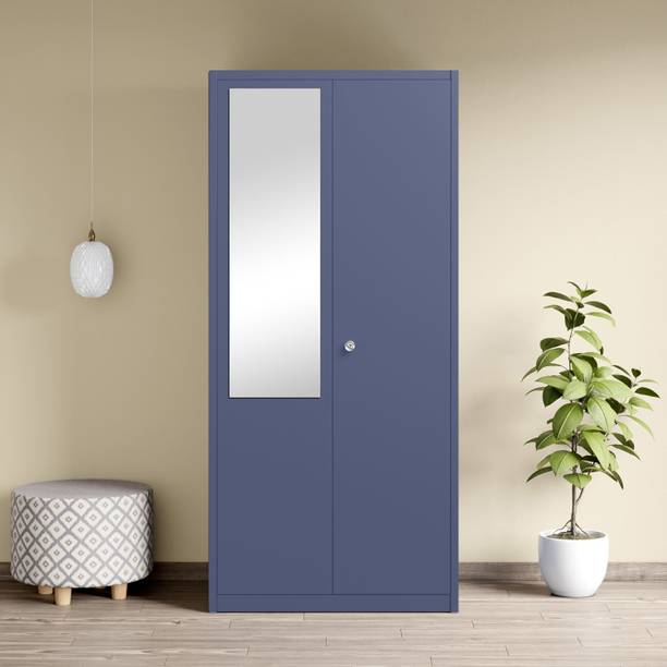 Godrej Interio Errol 2-Door with Mirror and Locker Metal Almirah