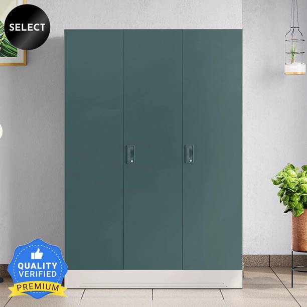 Godrej Interio Slimline 3 Door with Locker, Drawer Metal Almirah