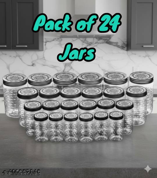 MAXTID Plastic 24 Pcs Container Set For Food Storage Plastic Cupboard