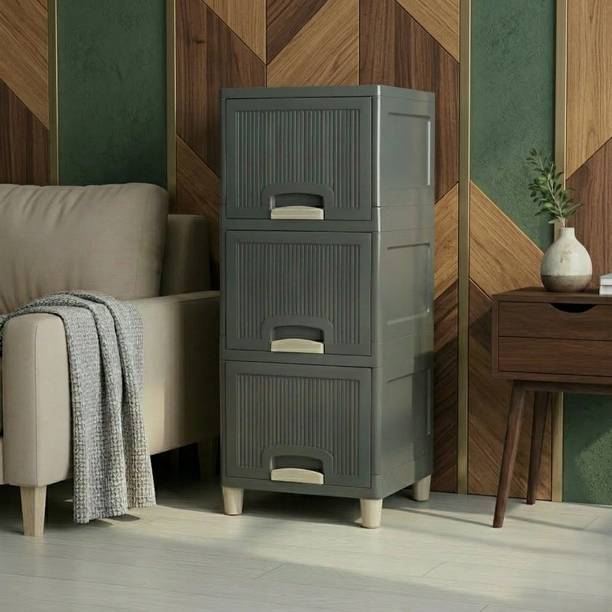 MAXTID 5 Layer Office Storage Drawer System Plastic Cupboard