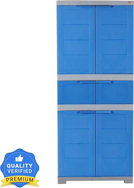 Cello Cello Novelty Triplex - Blue & Grey Plastic Cupboard