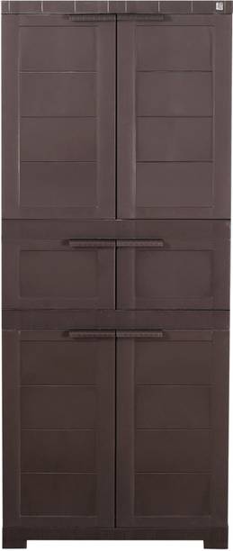 Cello Cello Novelty Triplex - Ice Brown Plastic Cupboard