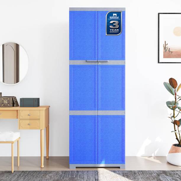 Nilkamal Freedom FML Plastic Cabinet for Multipurpose Storage Solution|Bedroom|Kids Room Plastic Almirah