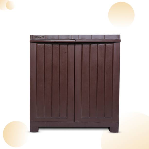 ARLAVYA Premium Quality Plastic Cabinet Cupboard Almirah Plastic Free Standing Cabinet