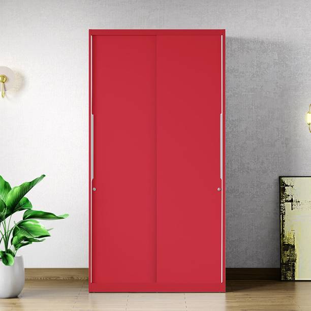 Interio by Godrej Slide N Store Pro Sliding Door Metal Almirah