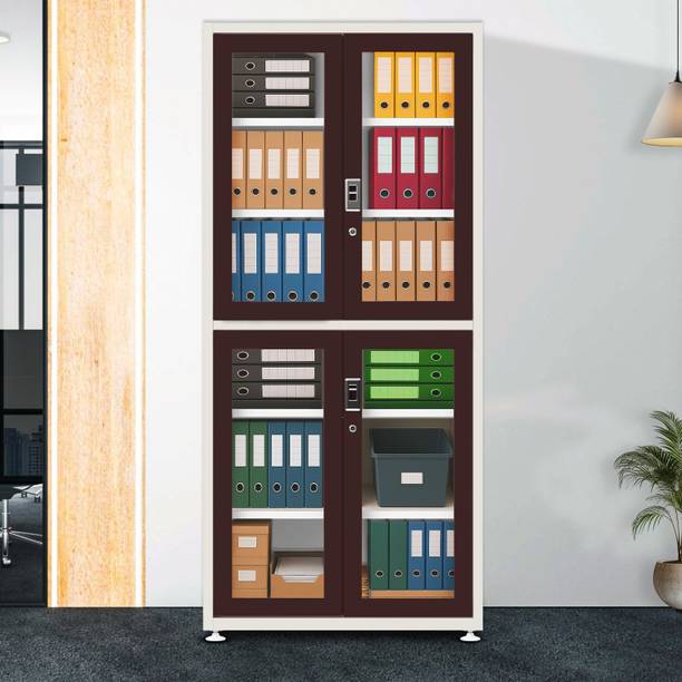 Triveni almirah GLASS DOOR-4 Metal Almirah