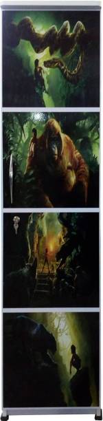 Kids Decor Engineered Wood Almirah