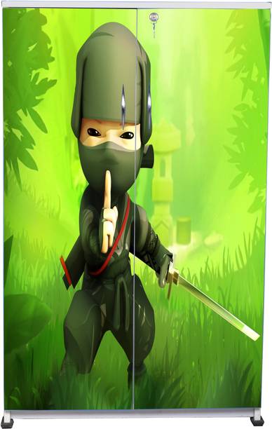 Kids Decor - Ninja - Double Door Wardrobe Engineered Wood Almirah