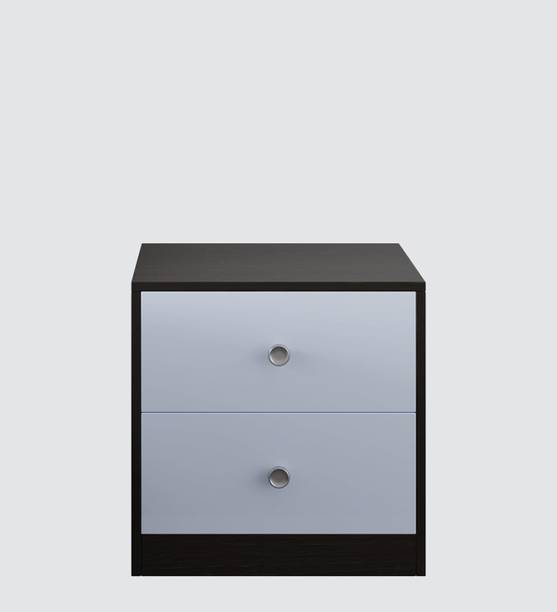 WOODSUPREME Wooden Bedside Table Engineered Wood Cupboard