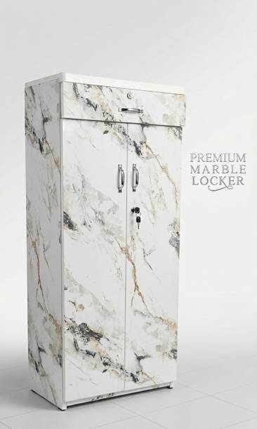 Everpeak white green marble cupboard Solid Wood Cupboard