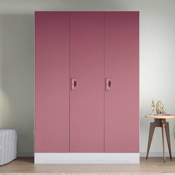 Interio by Godrej Slimline 3 Door with Locker Metal Almirah