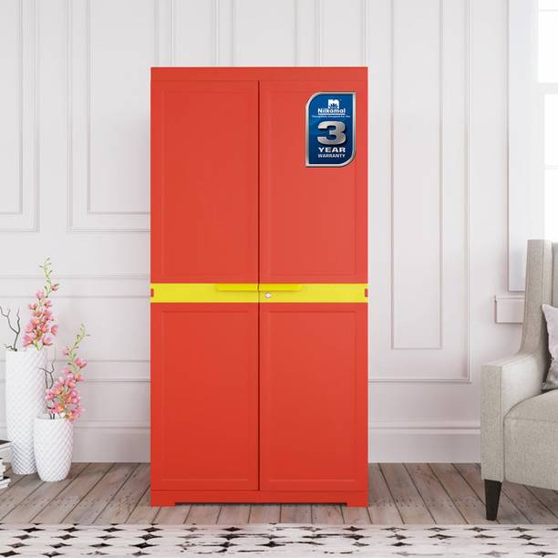 Nilkamal Freedom FMM Plastic Cabinet for Multipurpose Storage Solution|Bedroom|Kids Room Plastic Almirah