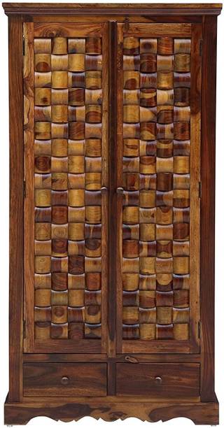 Rajasthali Wood Decor Sheesham Wood Wardrobe, Almirah For Home & Office Area, Solid Wooden Cupboard Solid Wood Almirah