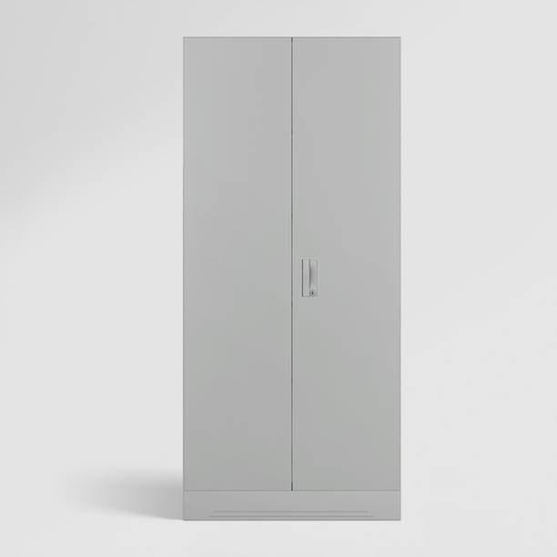 गोदरेज इंटेरियो Slimline 2 Door with Locker and Drawer मेटल अलमारी