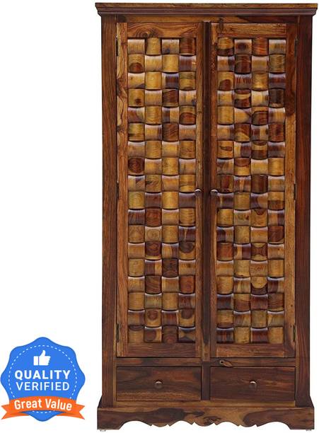 Flipkart Perfect Homes Sheesham Solid Wood Solid Wood Almirah