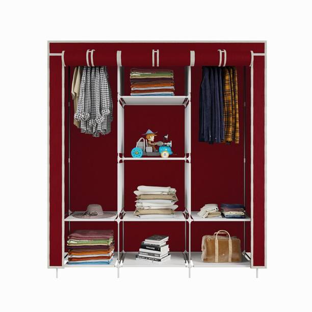 Furnbolo C1 Premium 3 Door 8 Shelf Metal Almirah