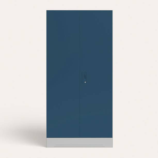 Godrej Interio Slimline 2 Door with Locker and Drawer Metal Almirah